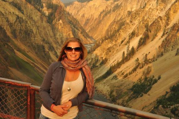 Parece um quadro, mas é o inacreditável Grand Canyon de Yellowstone, no Yellowstone National Park, em Wyoming, nos Estados Unidos